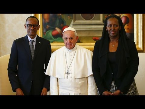 afrizumnews Paul Kagame na Jeanette Kagame I vatican
