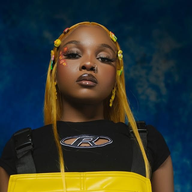 Zuchu styled in a bold artistic look that reflects her music brand.