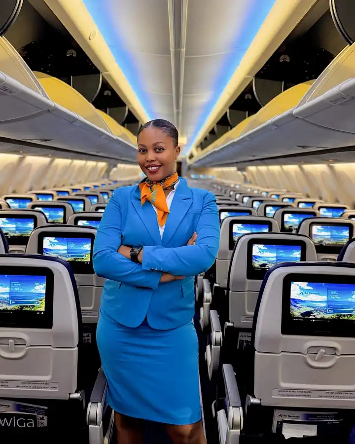 A worker in tanznia air ready to fly agin to europe after being banned