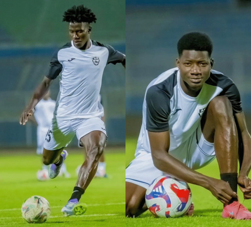 Abakinnyi babiri ba APR FC bahagaritswe by’agateganyo bari kumwe ku kibuga.