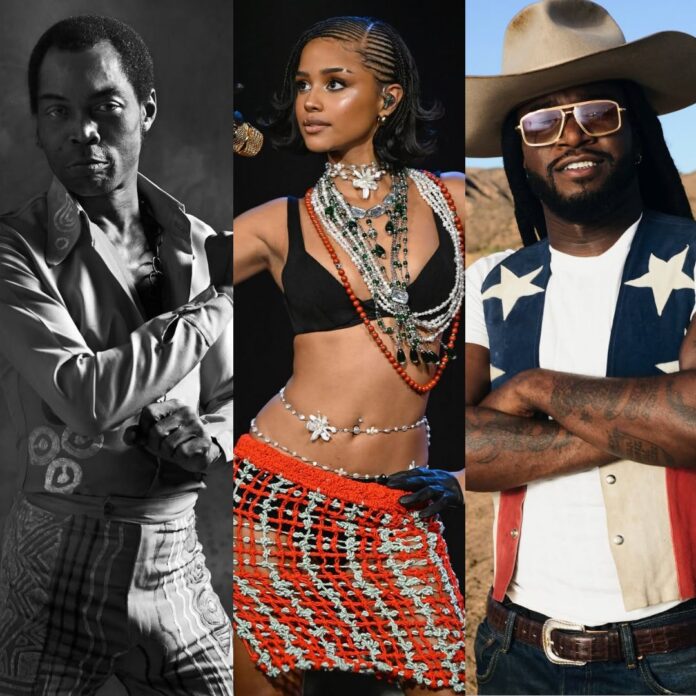 Abahanzi ba Afurika barimo Fela Kuti, Tyla na Shaboozey bagaragaye bikomeye muri 68th Grammy Awards. Menya uko Afurika yigaragaje mu muziki w’isi.